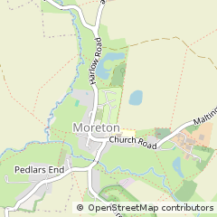 Map of Moreton, Essex