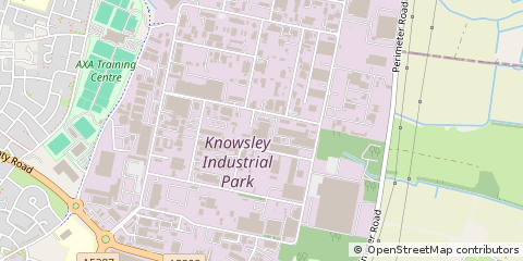 Map of Kirkby, Merseyside