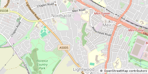 Map of Staffordshire