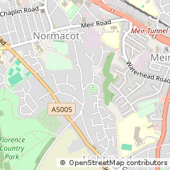 Map of Staffordshire