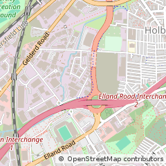 Map of Leeds, West Yorkshire