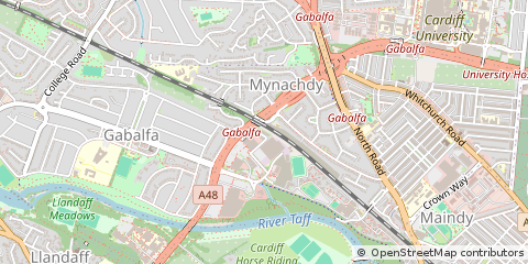 Map of Cardiff