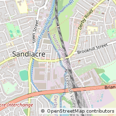 Map of Sandiacre, Nottingham