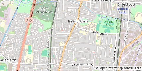 Map of Enfield