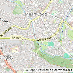 Map of Leeds, West Yorkshire