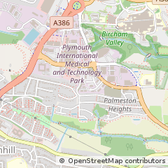 Map of Plymouth, Devon