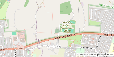 Map of Lancing