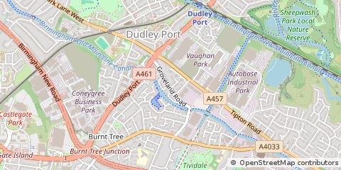 Map of West Midlands