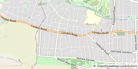 Map of Leigh-on-SEA, Essex