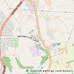 Map of Halifax, West Yorkshire