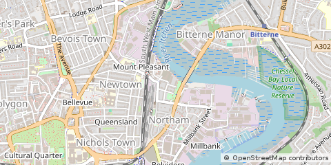 Map of Southampton