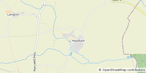 Map of Darlington, County Durham