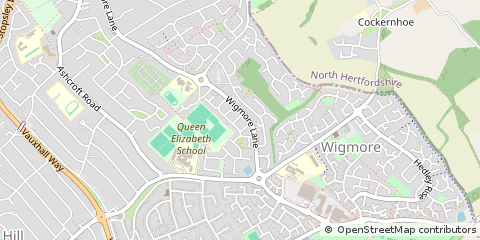 Map of Luton, Beds