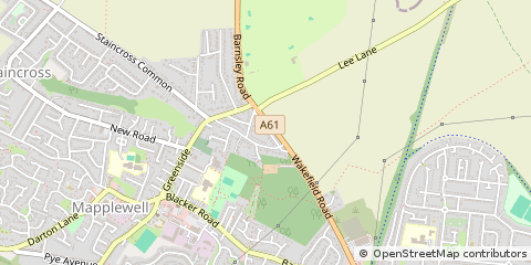 Map of Barnsley