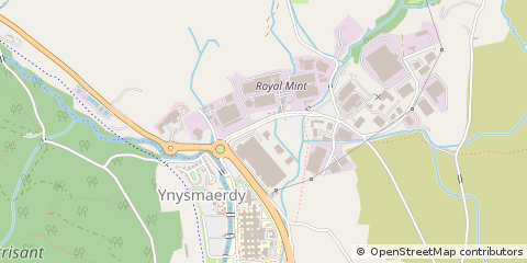 Map of Pontyclun, Rhondda Cynon Taff