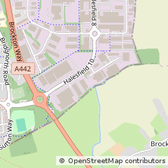 Map of Telford, Shropshire