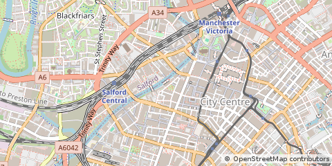 Map of Manchester