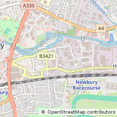 Map of Newbury, Berkshire