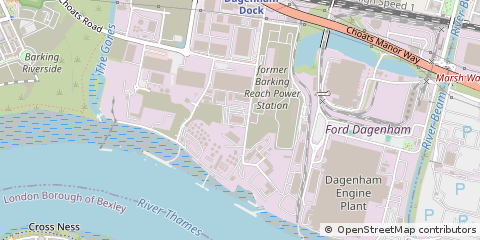 Map of Dagenham