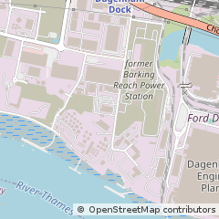 Map of Dagenham