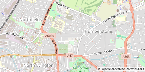 Map of Leicester
