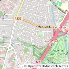 Map of Eastleigh, Hampshire