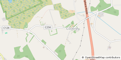 Map of Netherley, Aberdeenshire