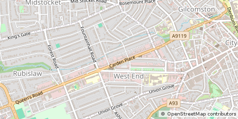 Map of Aberdeen