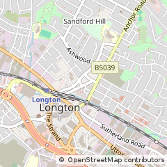 Map of Stoke-on-Trent, Staffordshire