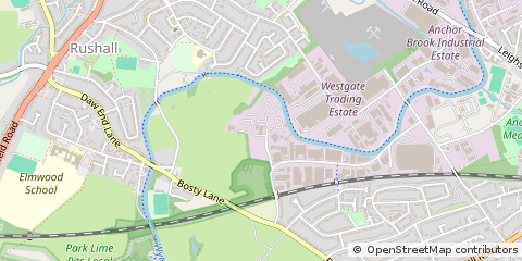 Map of Walsall, West Midlands