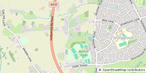 Map of Birmingham, West Midlands