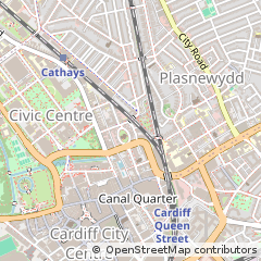 Map of Cardiff