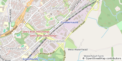 Map of Glasgow
