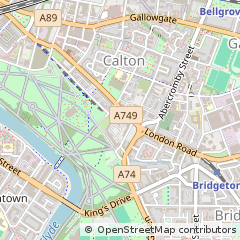 Map of Glasgow