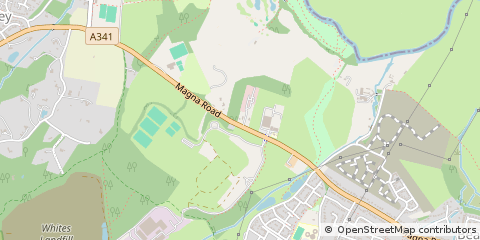 Map of Wimborne, Dorset