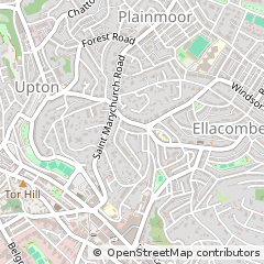 Map of Torquay, Devon