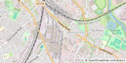 Map of Derby