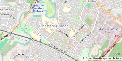 Map of Coventry