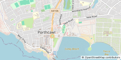 Map of Porthcawl
