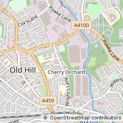 Map of Cradley Heath