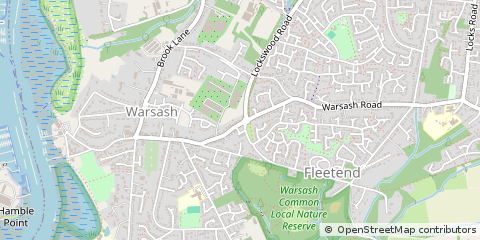 Map of Southampton, Hampshire