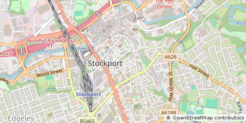 Map of Stockport