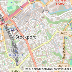 Map of Stockport