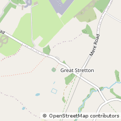 Map of Great Stretton, Leicestershire