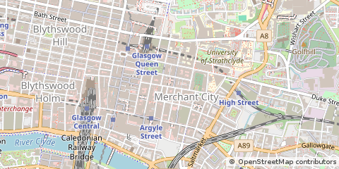Map of Glasgow