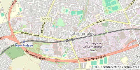 Map of Pudsey