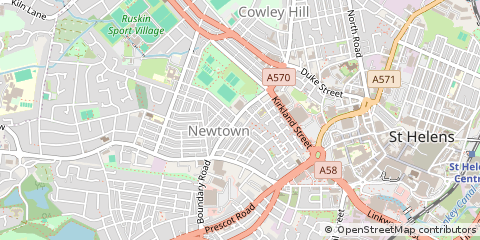 Map of ST. Helens