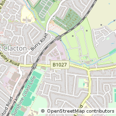 Map of Clacton-on-SEA, Essex