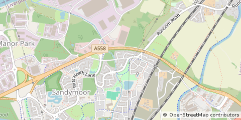 Map of Runcorn