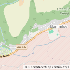 Map of Carmarthen